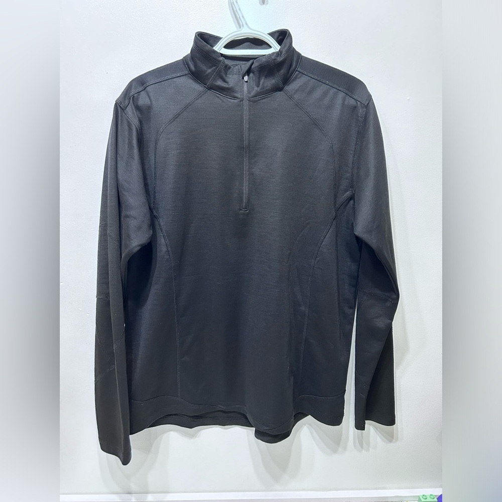 McKinley Women’s  Black Dry Fit Half Zip Long Sleeve‎ Sweatshirt Size XL/TG